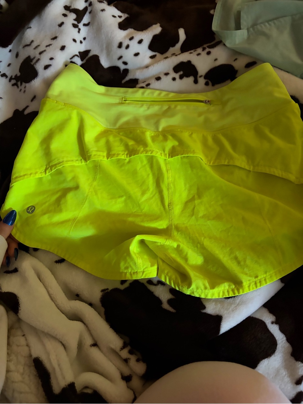 lululemon athletica Neon Yellow Athletic Shorts